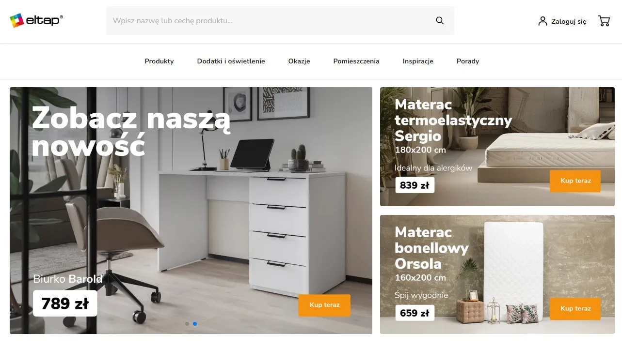 Strona www Rozgrzewające Eltapowanie